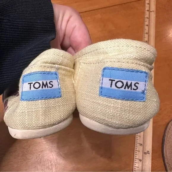 TOMS x Harry Potter Slip-On Shoe The Marauder's Map US 8 W Wide Casual Flat Cute - Picture 5 of 6